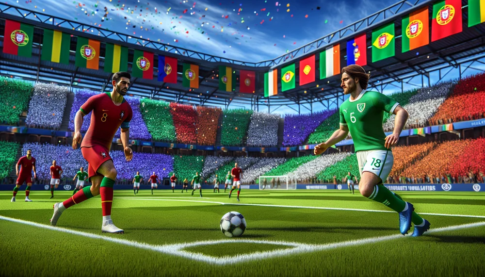 Cronaca Nazionale Di Calcio Del Portogallo - Nazionale Di Calcio Dell'Irlanda