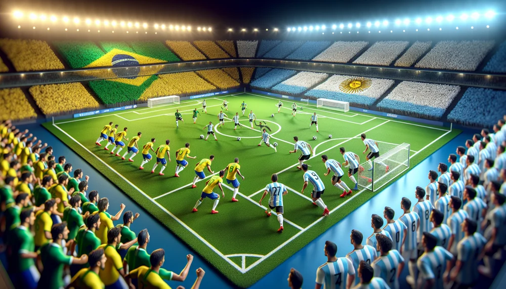 Formazioni Nazionale Di Calcio Del Brasile - Nazionale Di Calcio Dell'Argentina