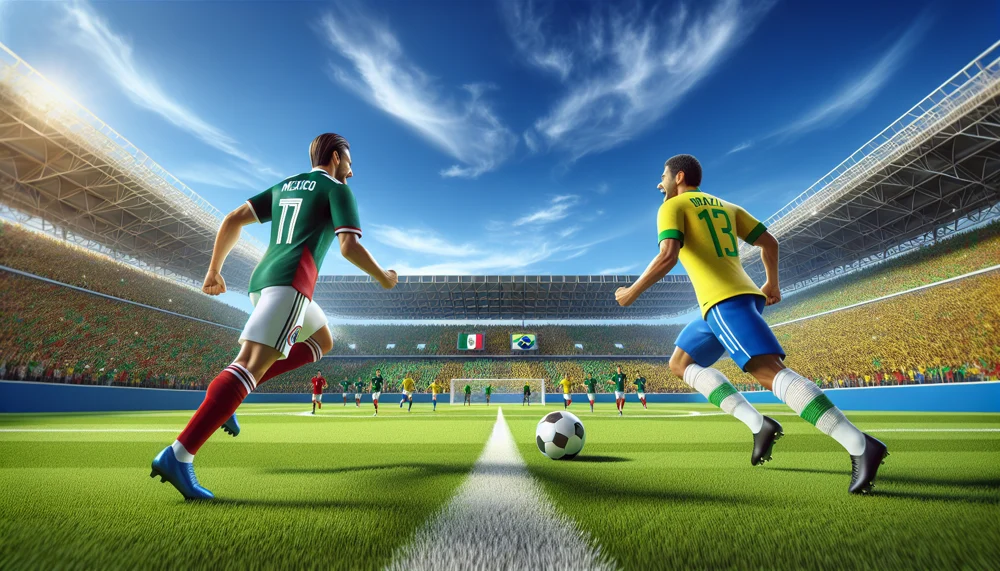Formazioni Nazionale Di Calcio Del Messico - Nazionale Di Calcio Del Brasile