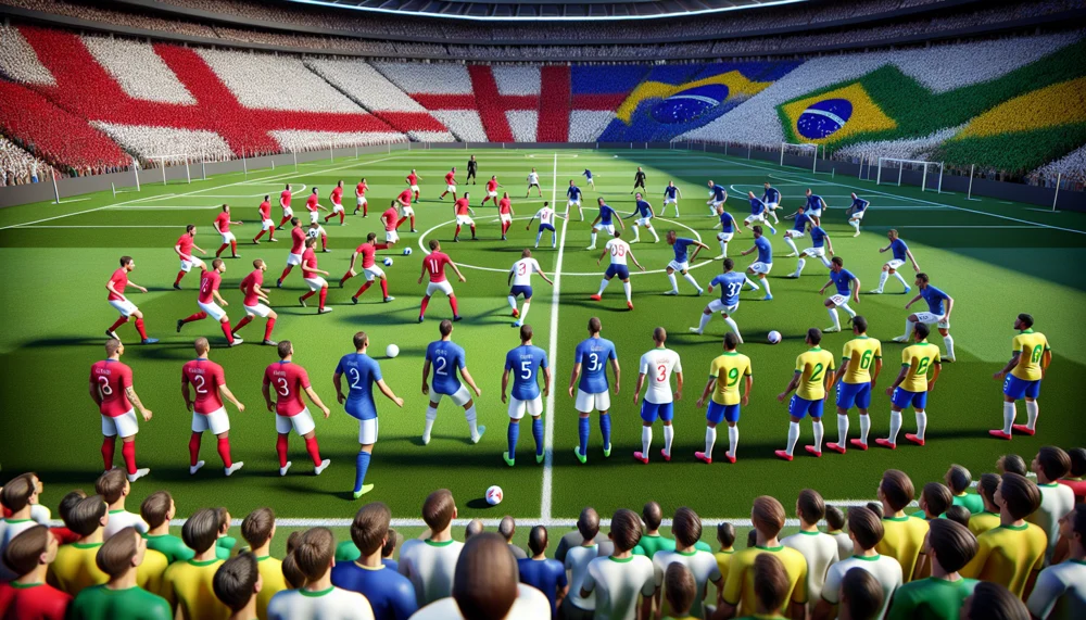 Formazioni Nazionale Di Calcio Dell'Inghilterra - Nazionale Di Calcio Del Brasile