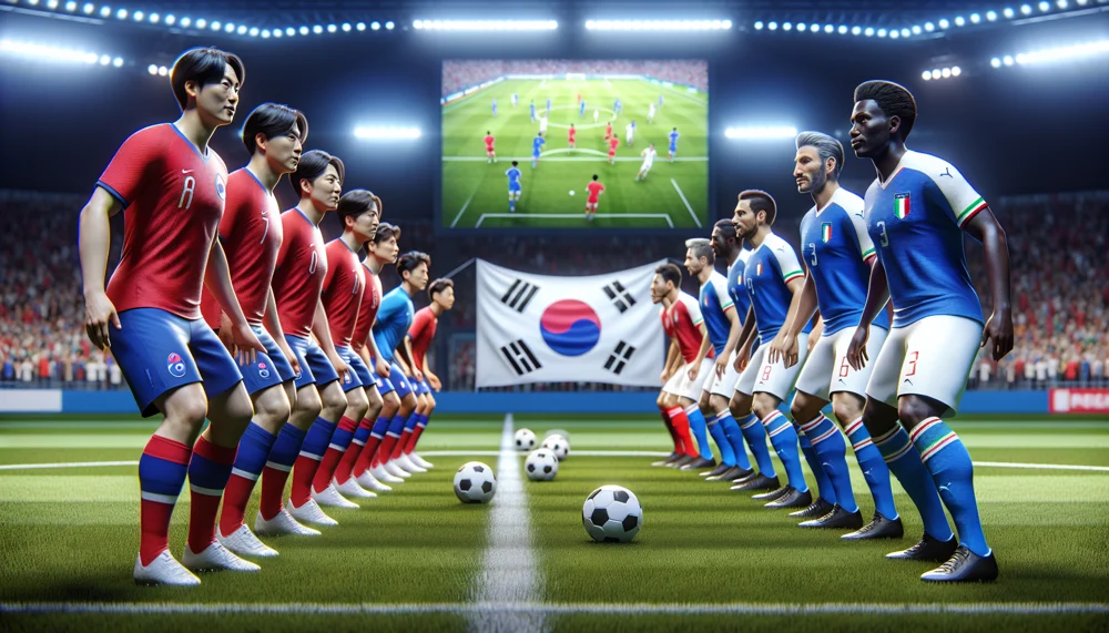 Formazioni Nazionale Di Calcio Della Corea Del Sud - Nazionale Di Calcio Dell'Italia
