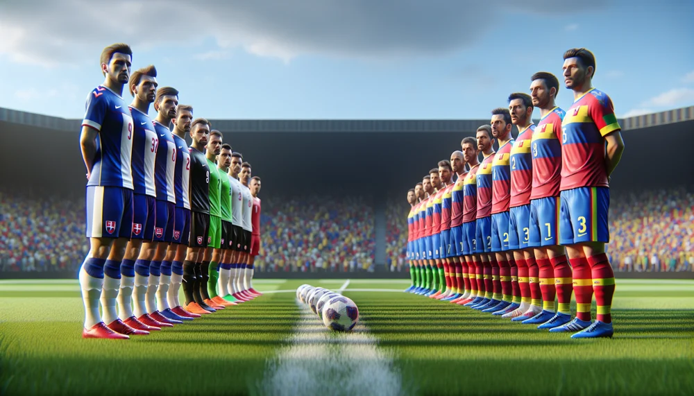 Formazioni Nazionale Di Calcio Della Slovacchia - Nazionale Di Calcio Della Romania
