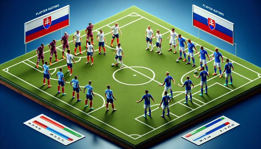 Valutazioni Giocatori Nazionale Di Calcio Dell'Inghilterra - Nazionale Di Calcio Della Slovacchia